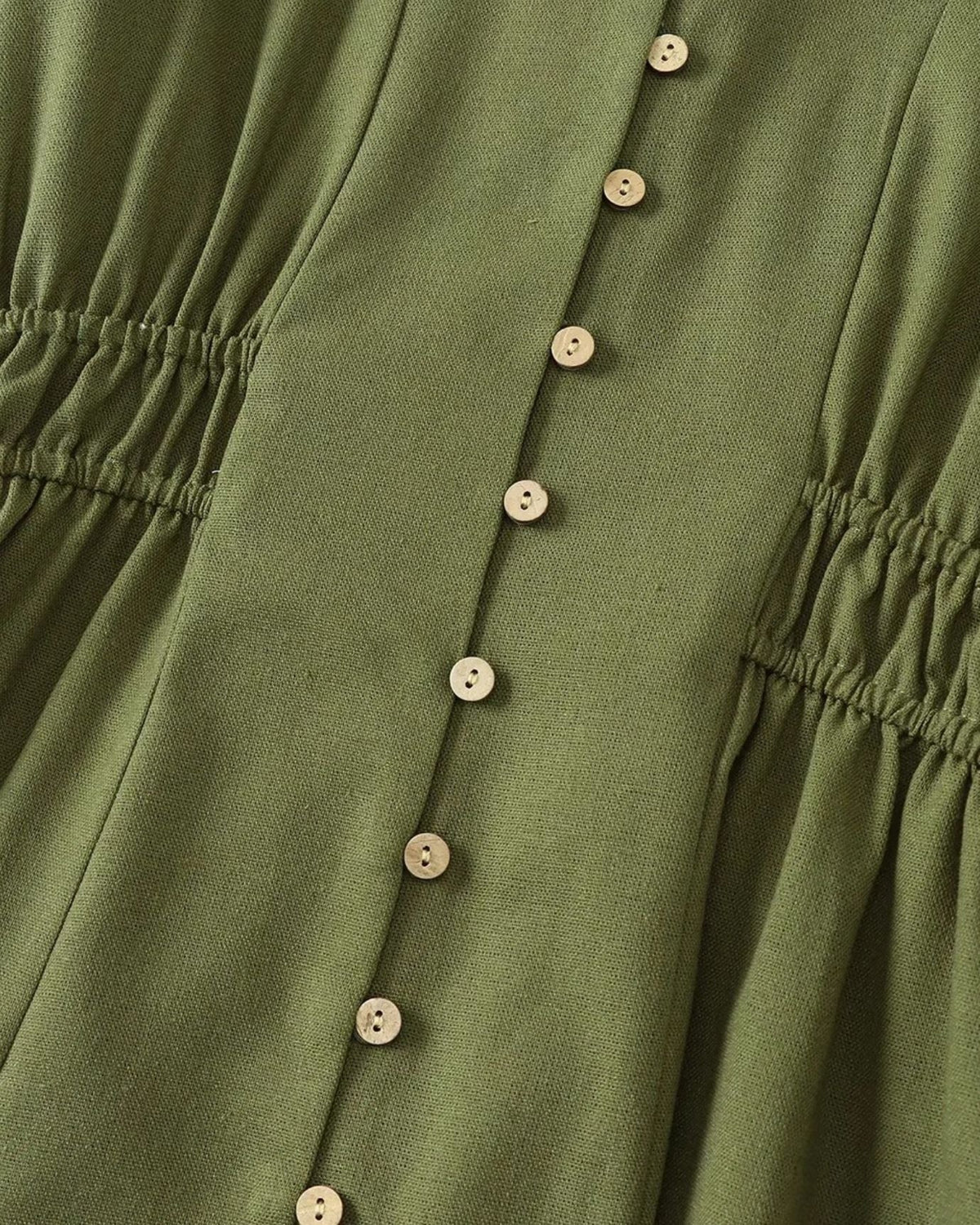 Village Gathered Bodice Maxi Dress with Defined Waist – view 6