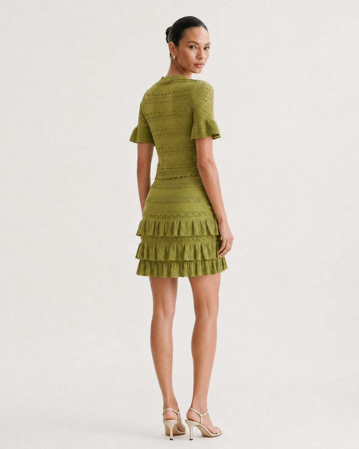 Penelope Three-Quarter Sleeve Knit Top and Skirt Summer Set – view 3