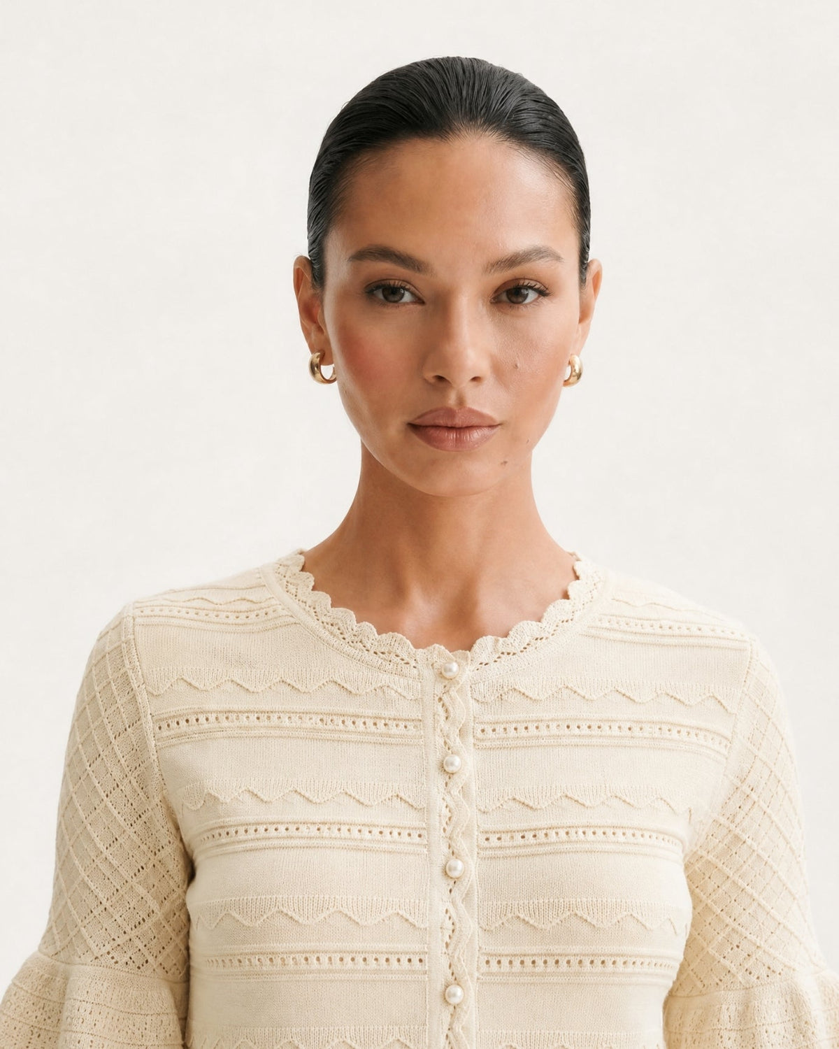 Penelope Three-Quarter Sleeve Knit Top and Skirt Summer Set – view 9