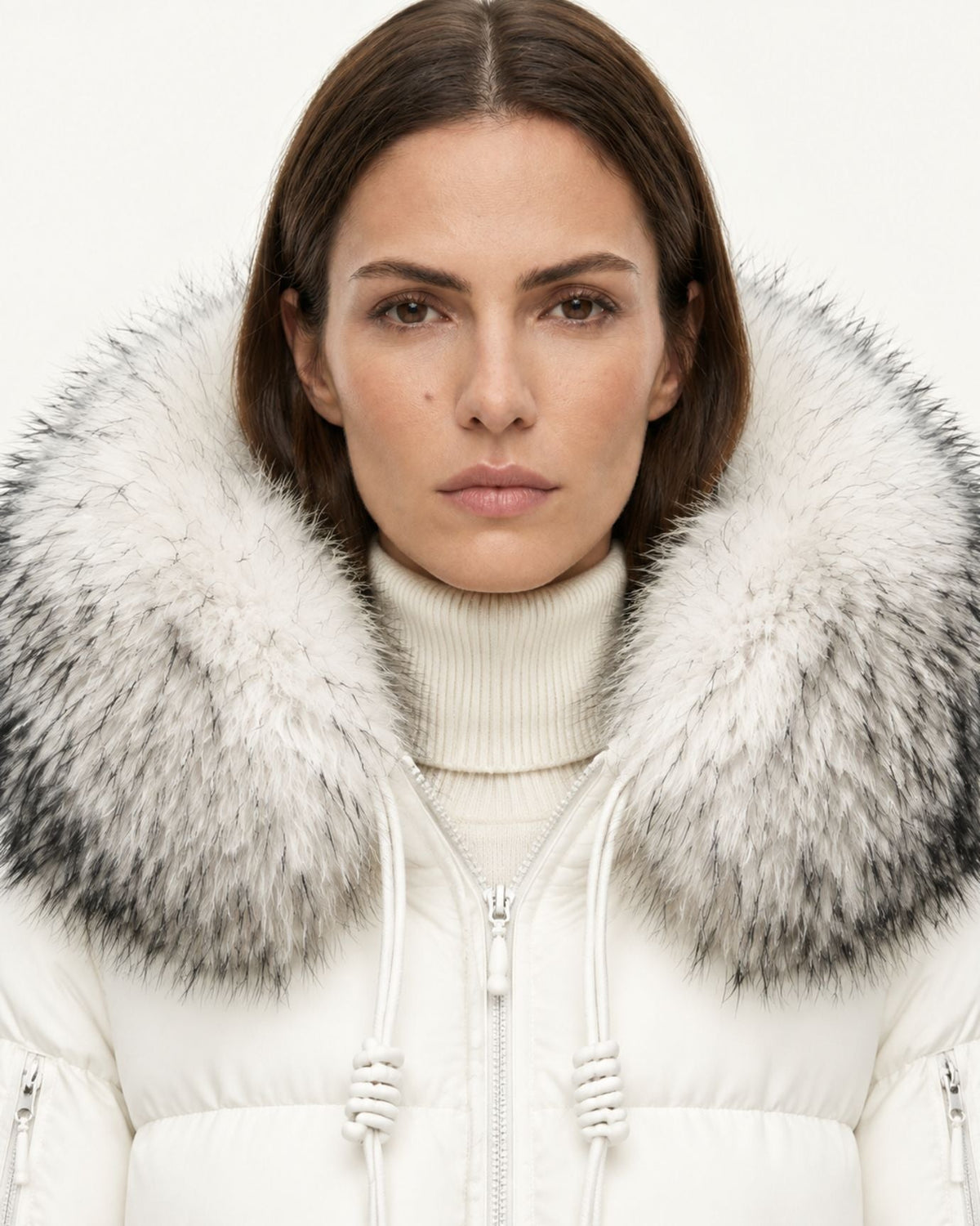 Hooded Duck Down Puffer Coat – view 11