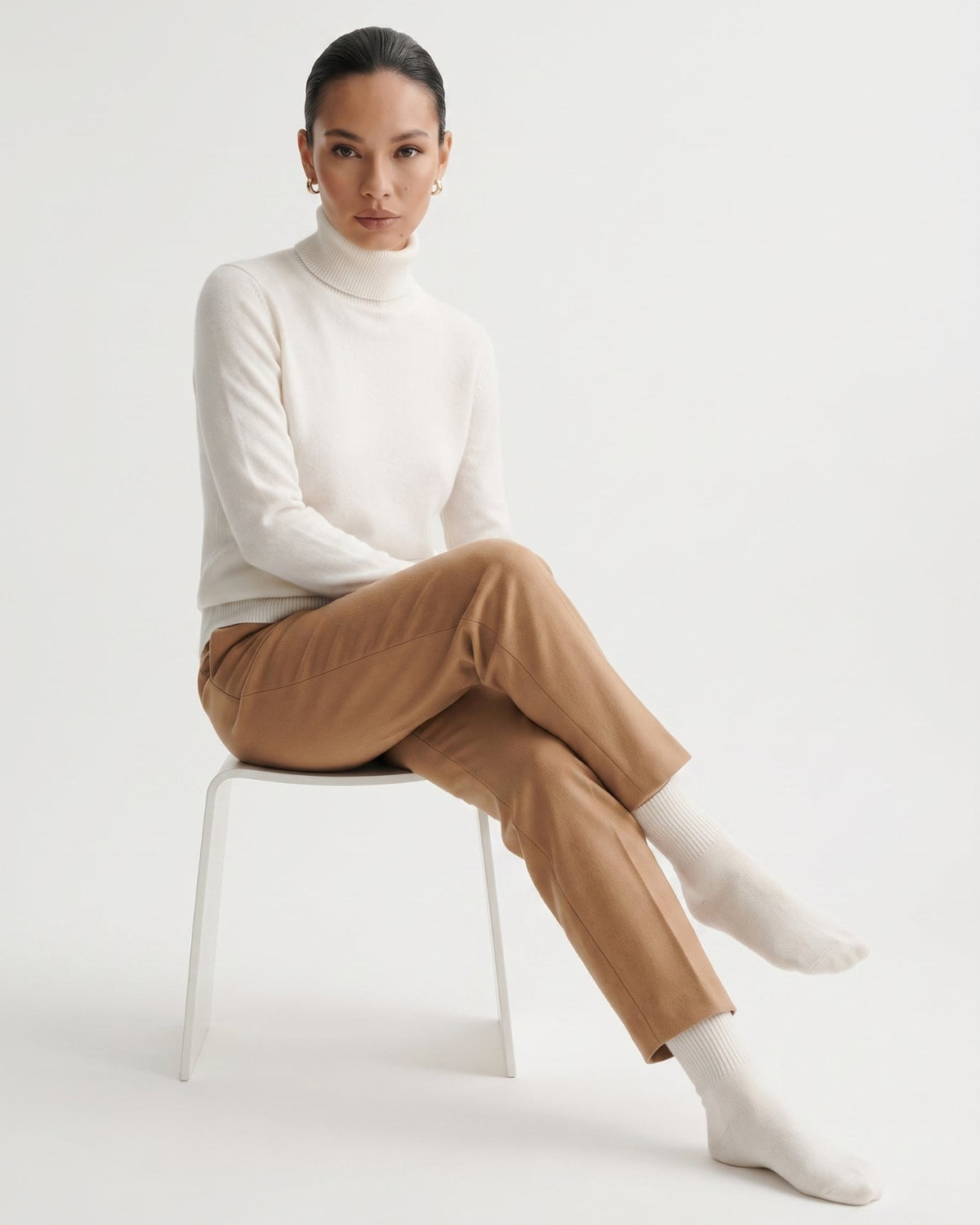 100% Cashmere Breathable Lightweight Knit Socks – view 22