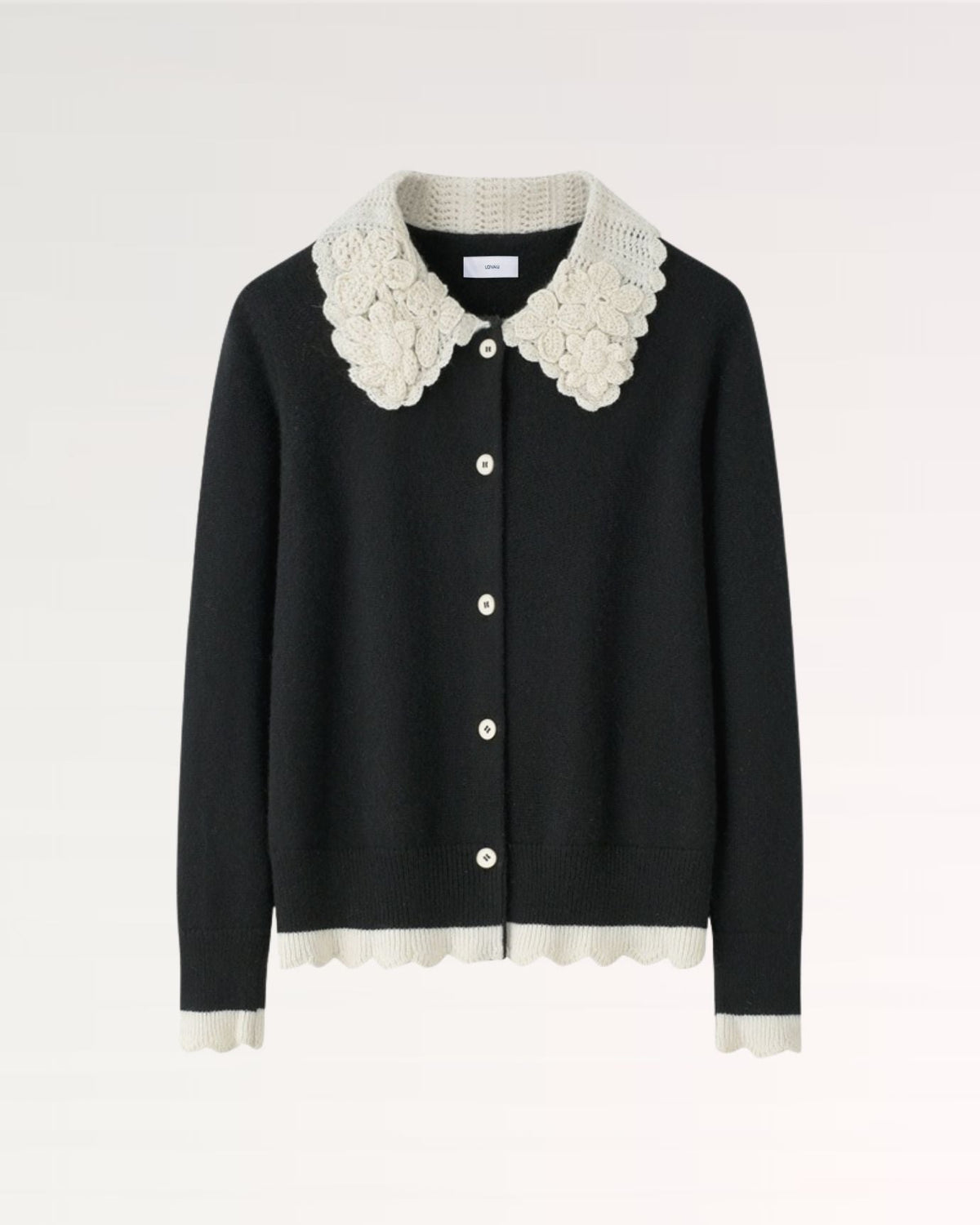 Relaxed Fit Pure Cashmere Cardigan Coat for Layering – view 7