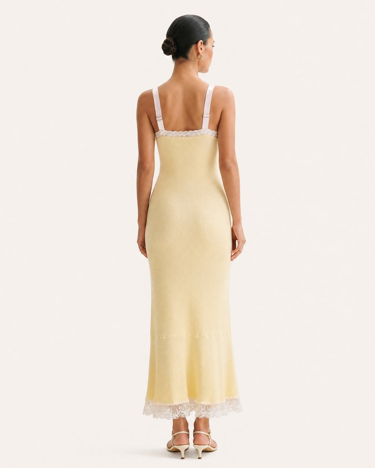 Rhinestone Embellished Short Sleeve Knit Midi Dress – view 8