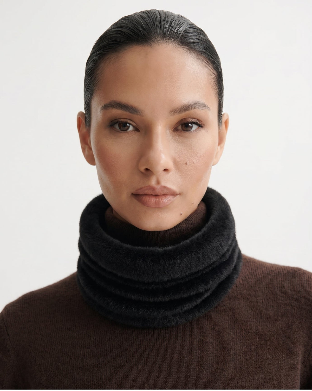 Soft 100% Pure Cashmere Neck Gaiter for Lightweight Warmth – view 2