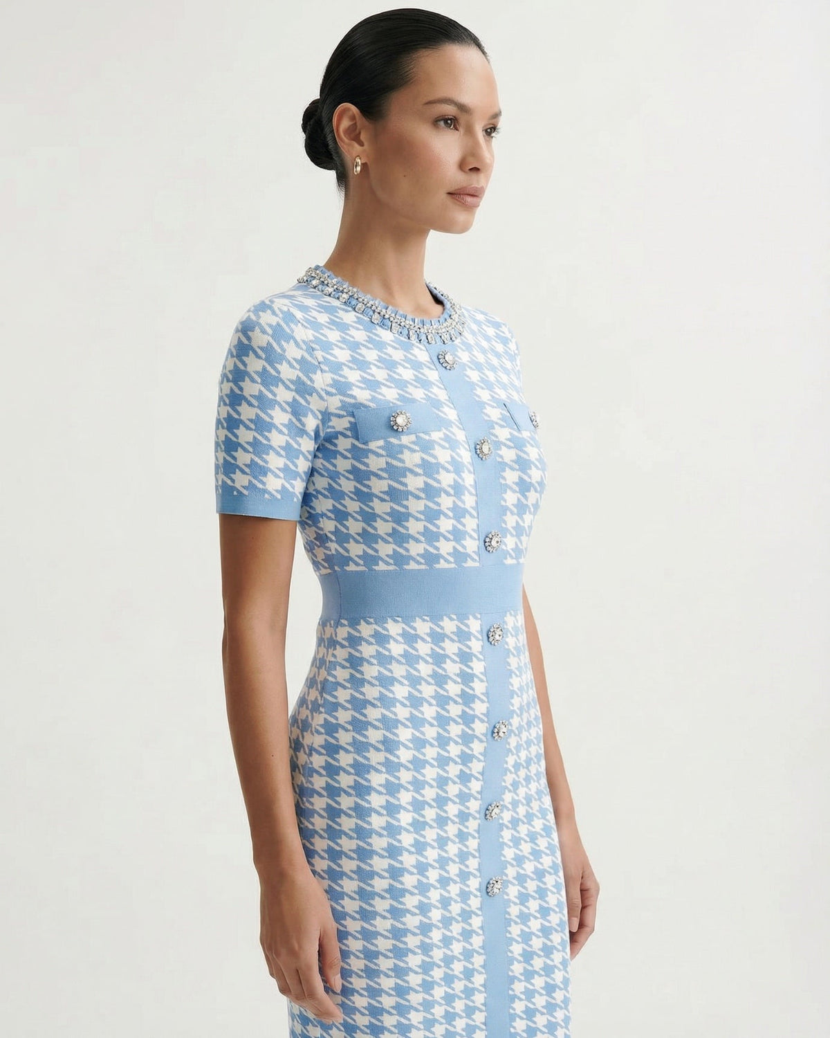 Mara Relaxed Short Sleeve Printed Viscose Knit Top