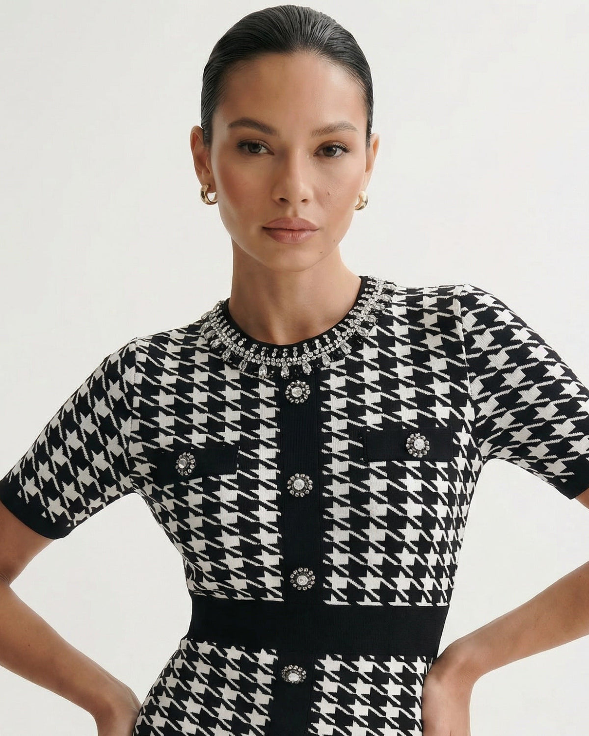 Mara Relaxed Short Sleeve Printed Viscose Knit Top