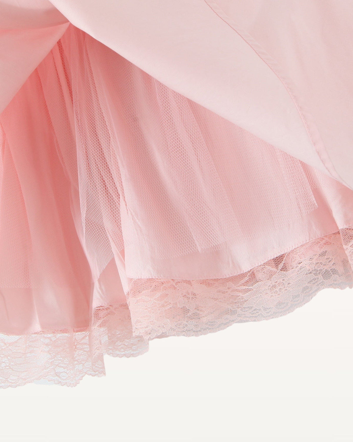 Frenchie Printed Cotton Tiered Ruffle Princess Dress – Pink – view 8
