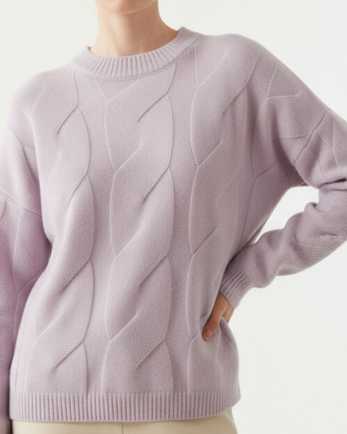 Sarah Classic Silhouette 100% Cashmere Knit Jumper – view 8
