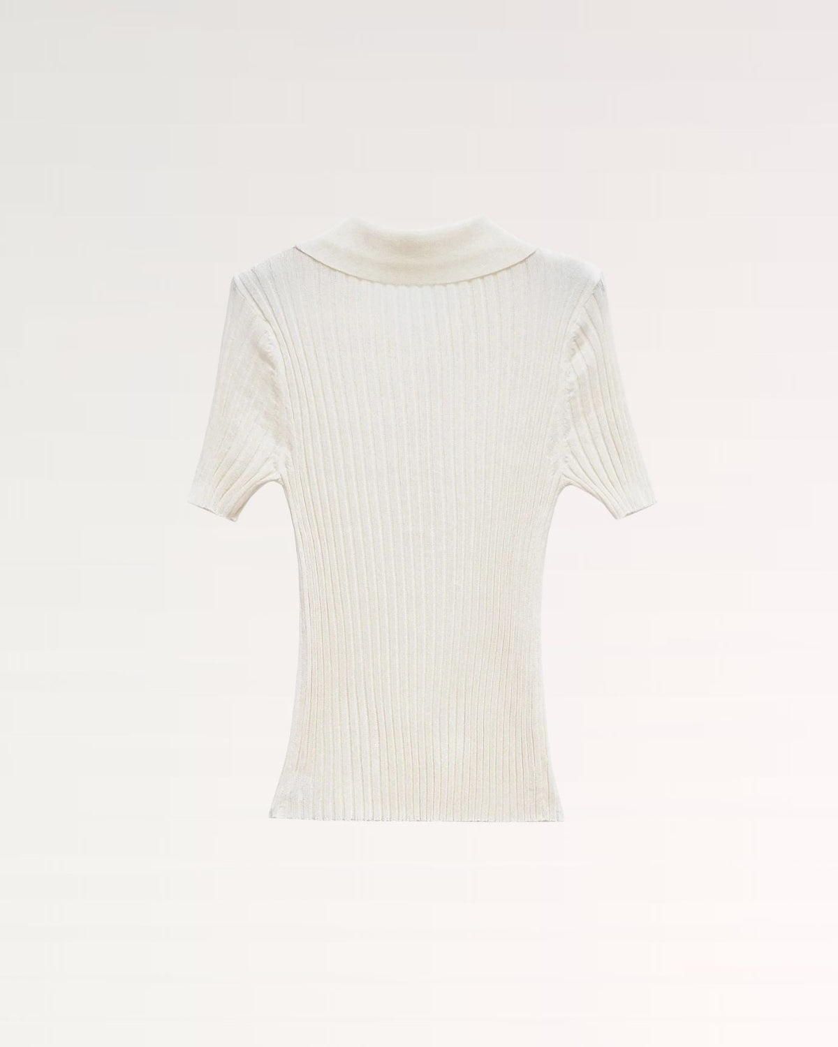 Mariah Textured Knit Polo Jumper with Tonal Buttons – view 8
