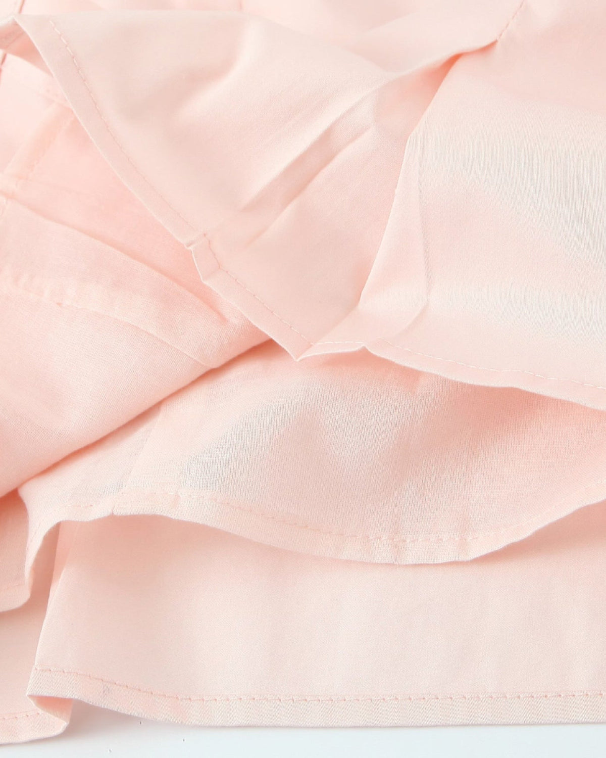Round Neck Lace Shirt with Tailored Silhouette – Pink – view 8