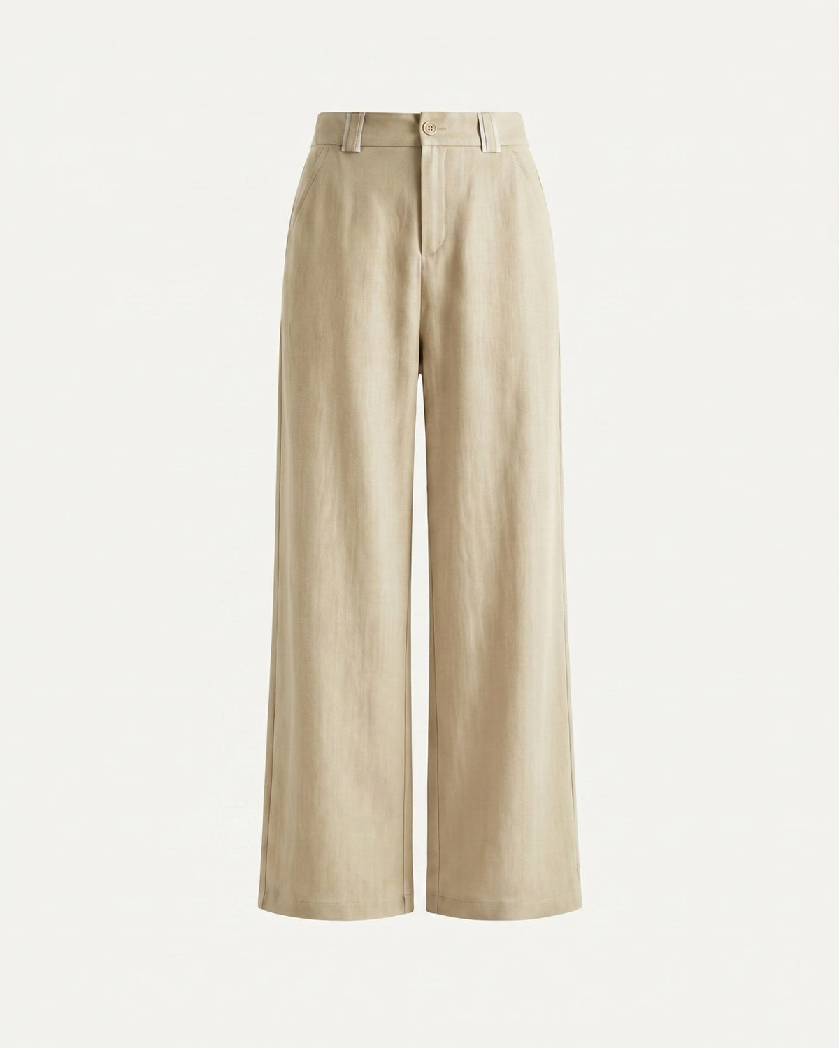 Olivia High Waisted Straight Leg Linen Blend Trousers – view 11
