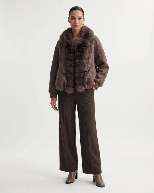 Knitted Wool Down Jacket