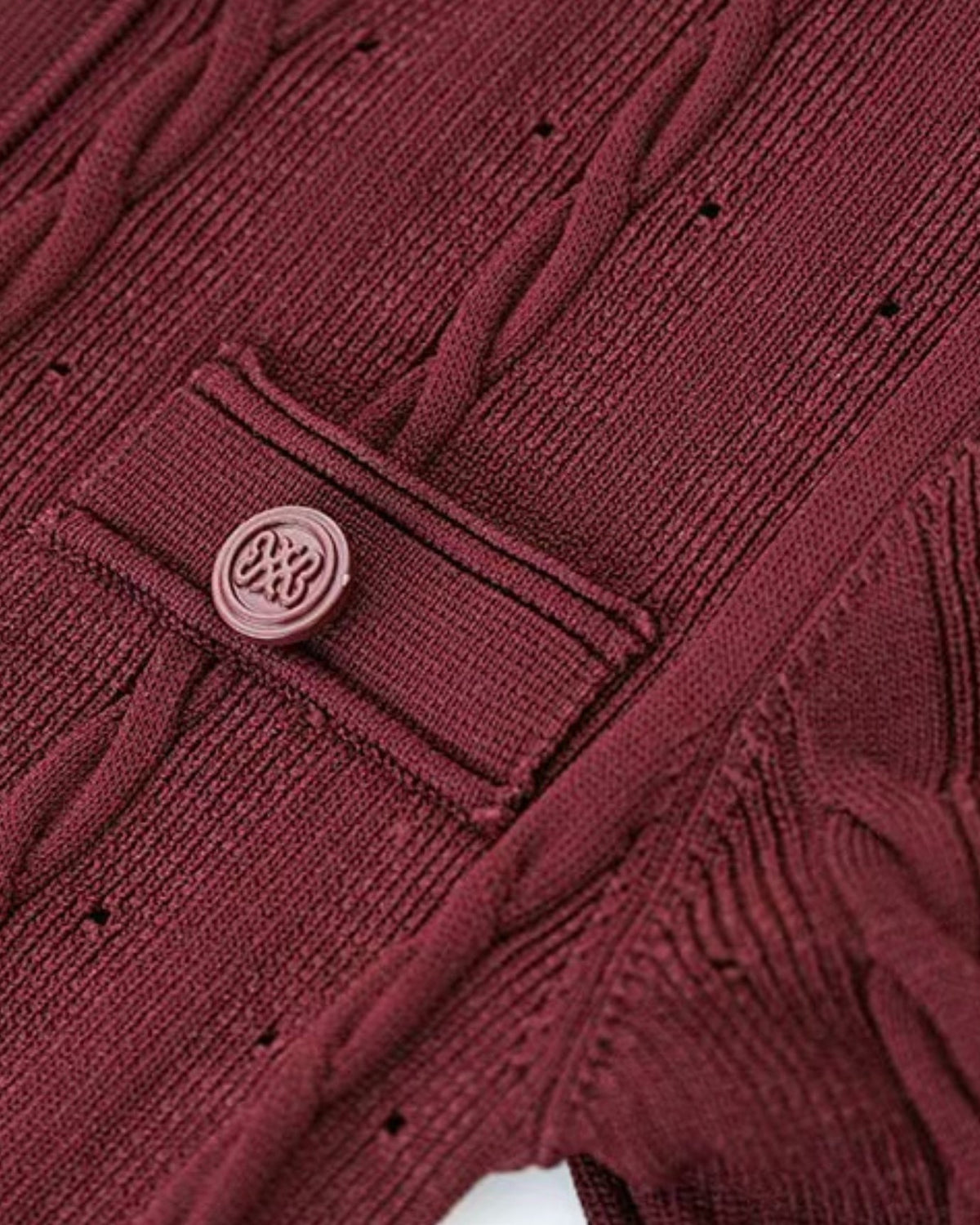 Kiara Long Textured Knit Wool Blend Dress with Relaxed Fit – view 5