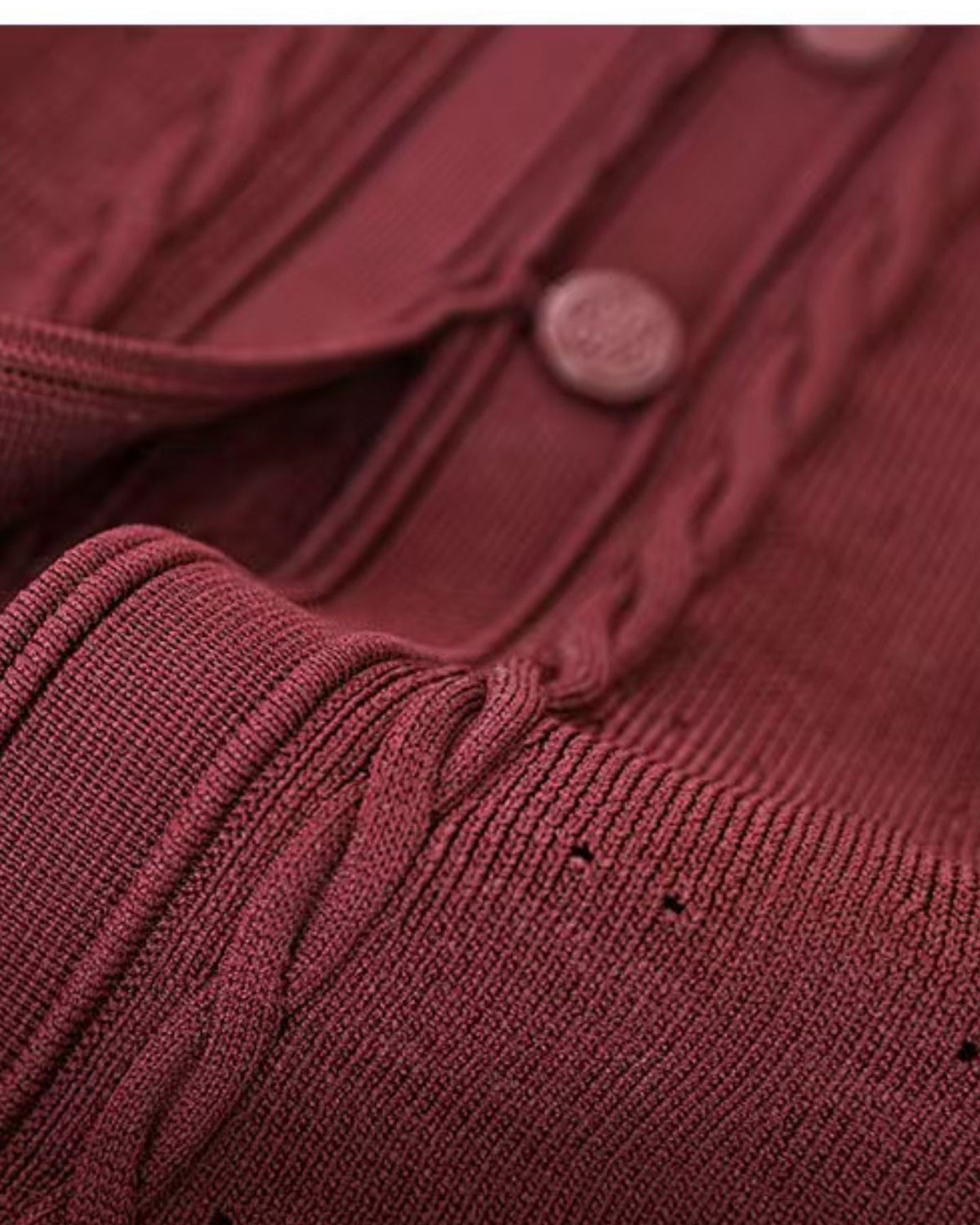 Kiara Long Textured Knit Wool Blend Dress with Relaxed Fit – view 6