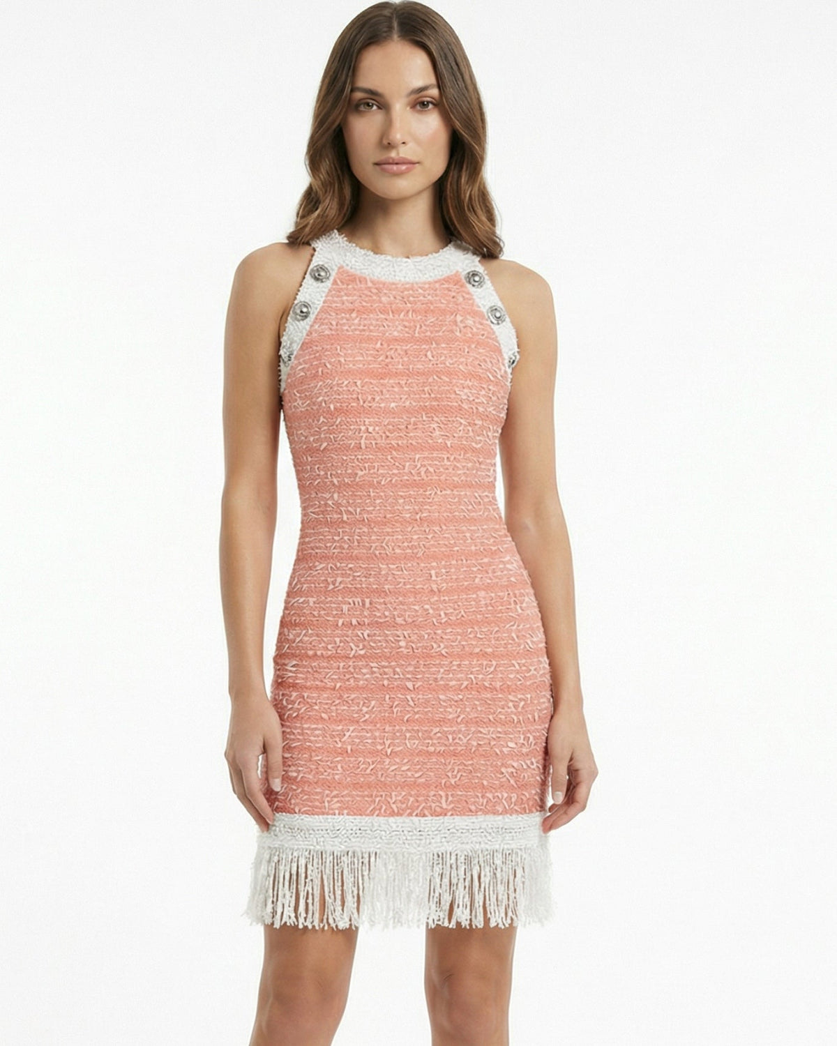 Sommer Viscose Blend Knit Camisole Dress with Delicate Straps – view 11