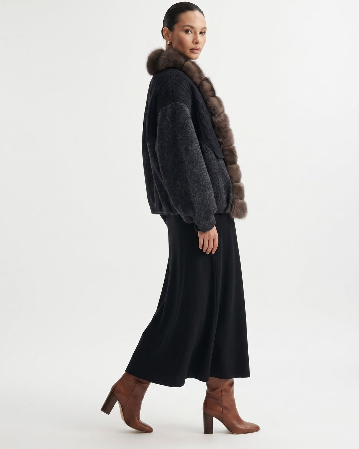 Knitted Wool Down Jacket – view 6