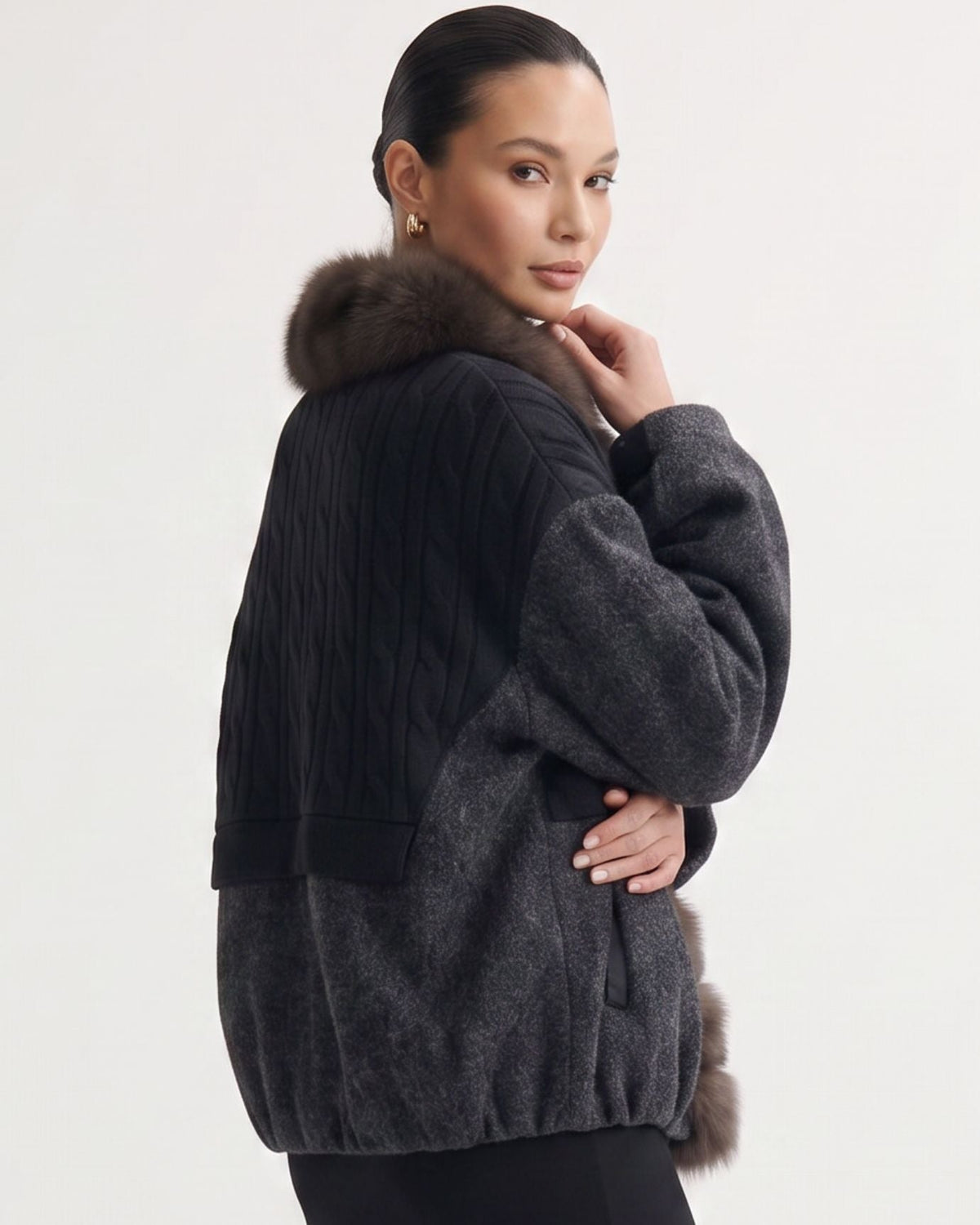 Knitted Wool Down Jacket