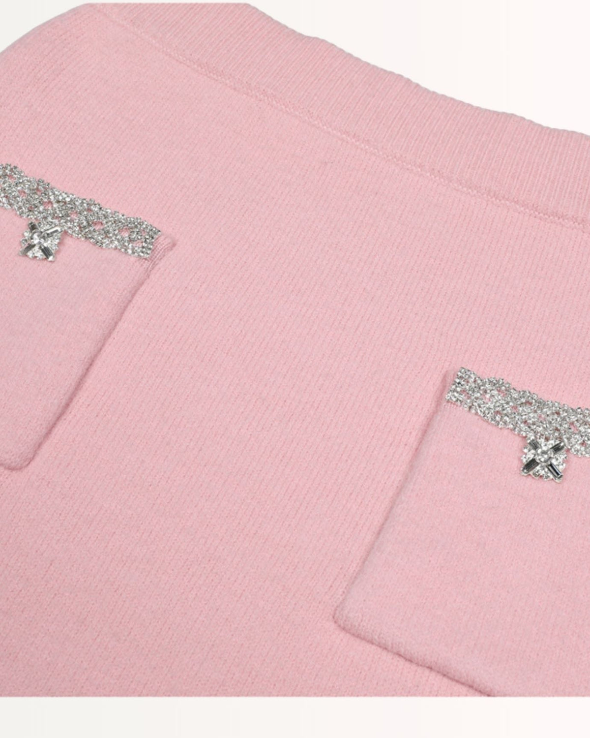Zira Wool and Cashmere Knitted Cardigan and Skirt Set – view 3