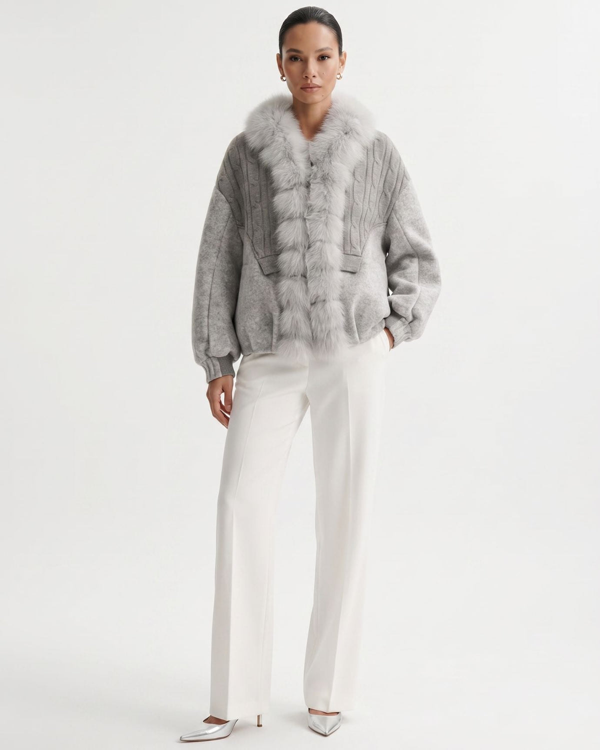 Knitted Wool Down Jacket