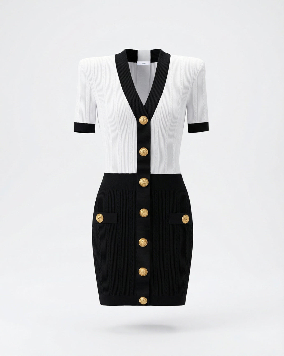 Romy Short Sleeve Viscose Knit Dress with Body-Skimming Fit