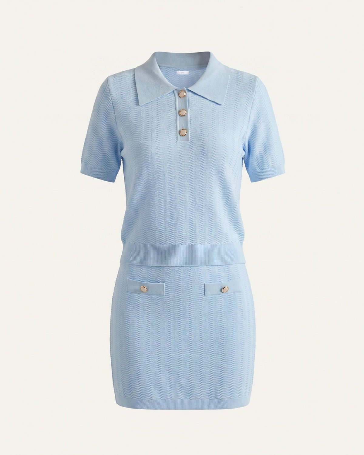 Mariah Breathable Knitted Viscose Two-Piece Summer Set