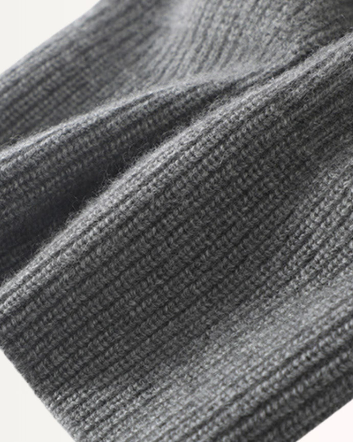Knitted Pure Cashmere Neck Cap with Ear Protection – view 6