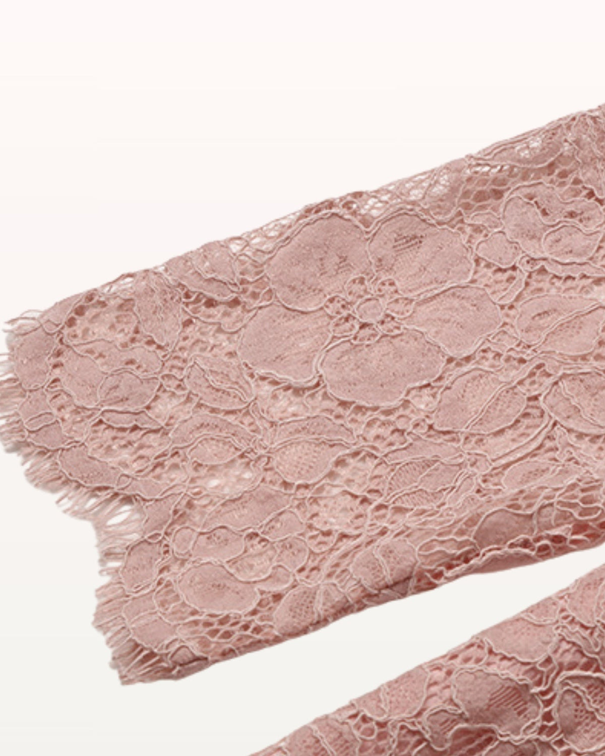 Kiara Lace Detail Contoured Polyamide Dress – Pink – view 6