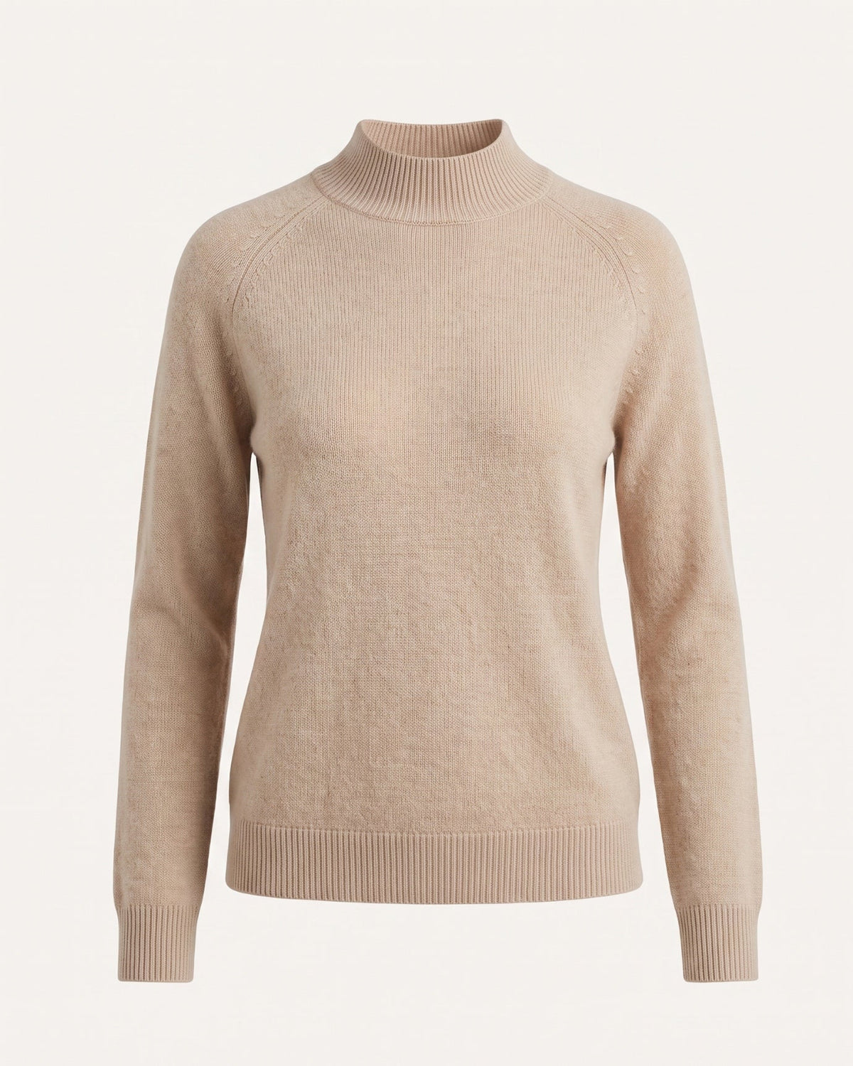 Kiara Pure Cashmere A-Line Jumper with Ribbed Detailing