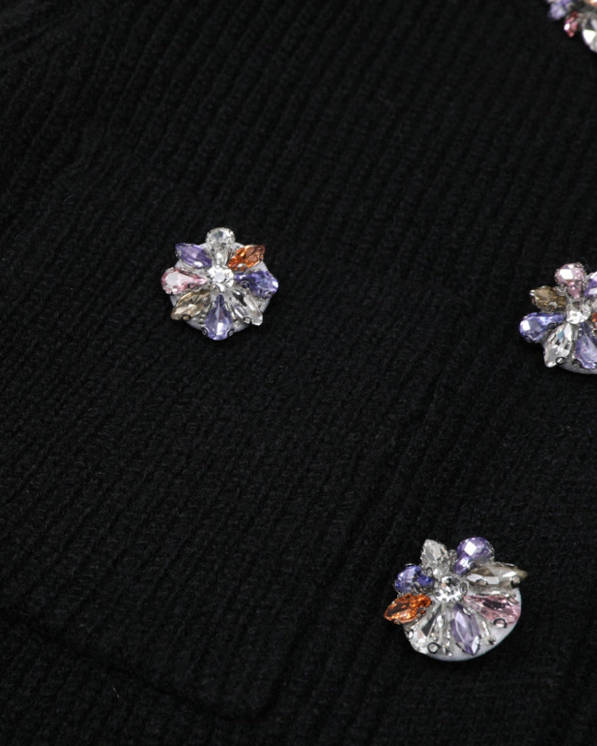 Roma Rhinestone Embellished Knitted Jacket and Skirt Set – view 10