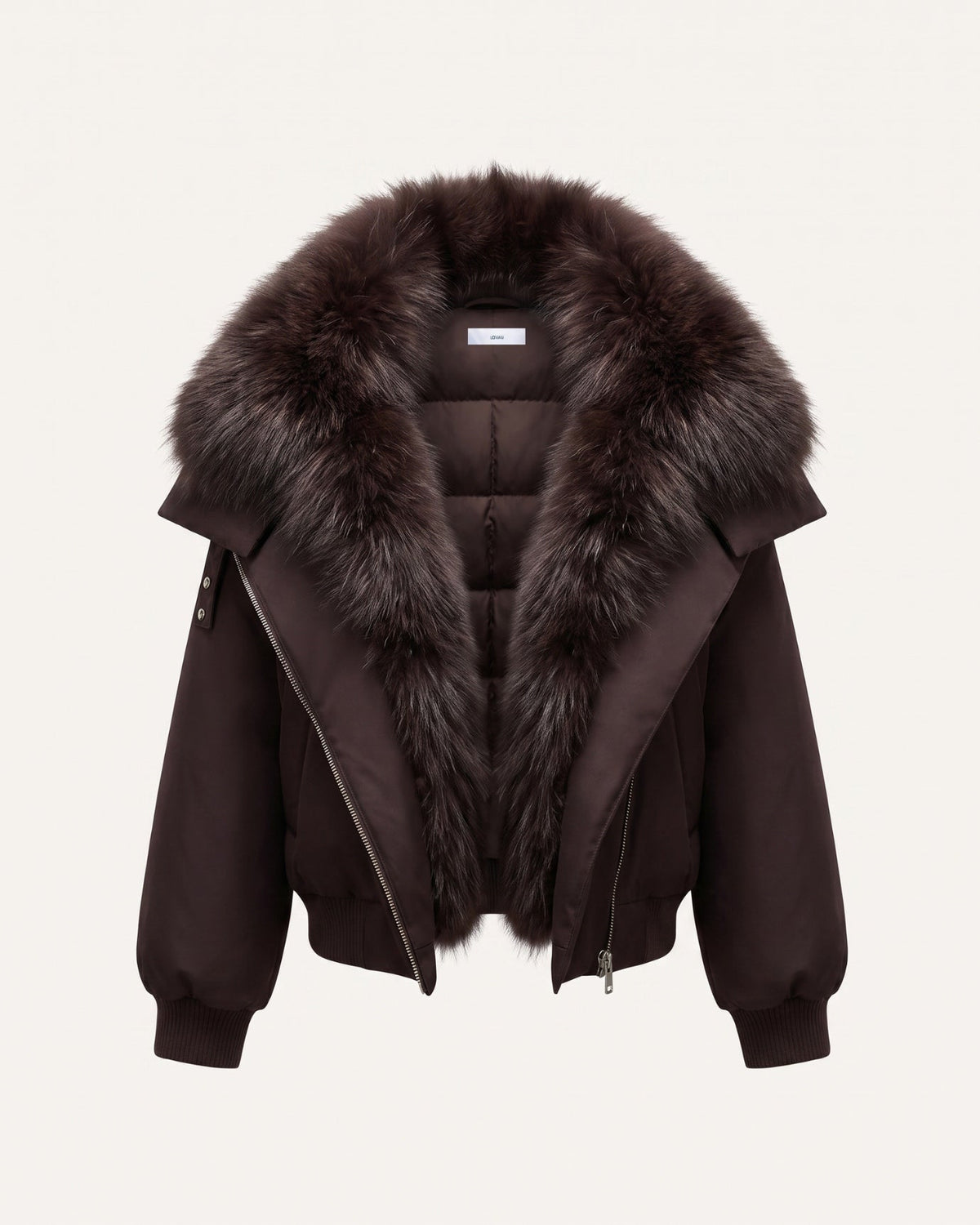 Down Jacket with Cinched Waist