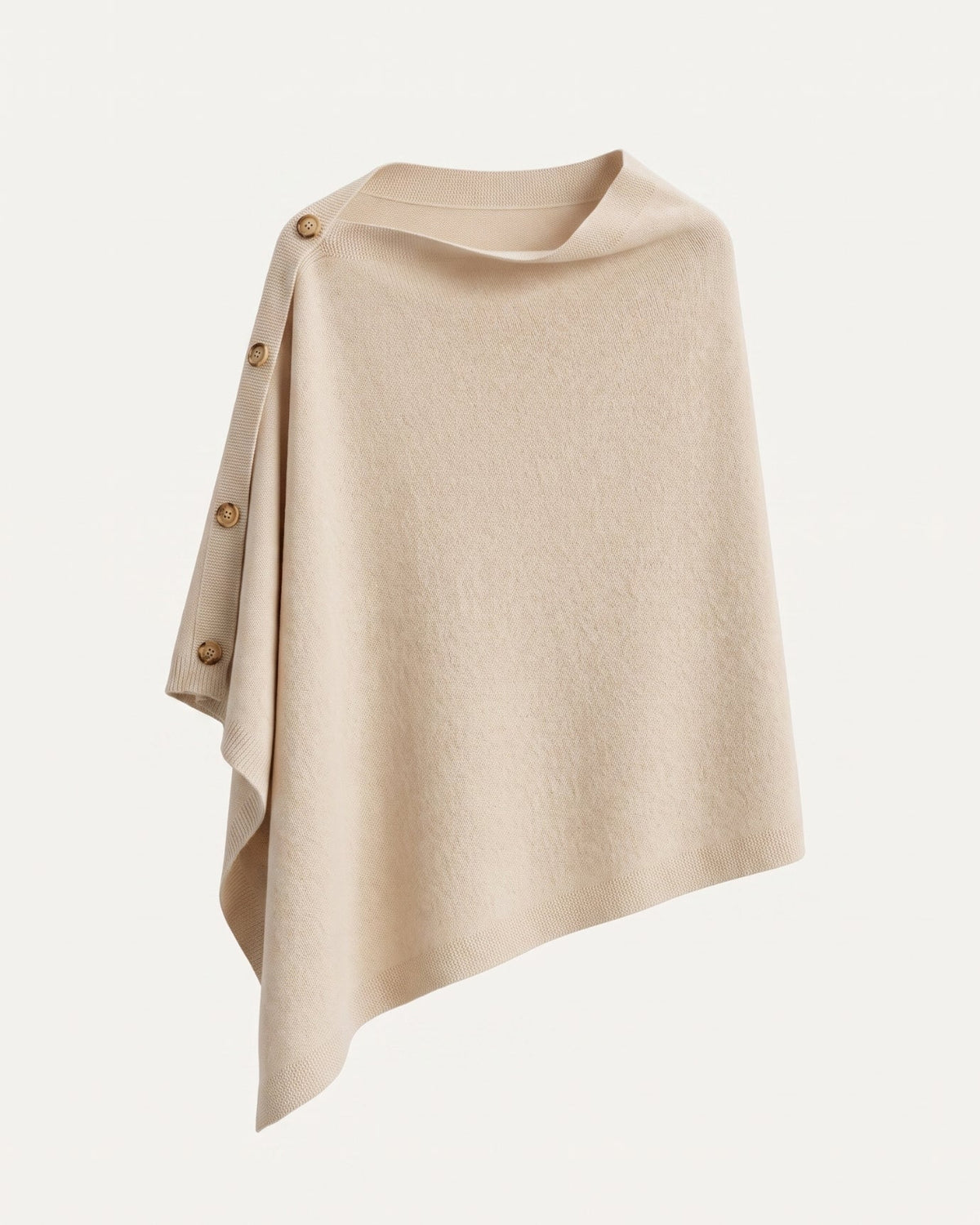 Kiara Pure Cashmere Lightweight Knit Triangle Shawl – view 3
