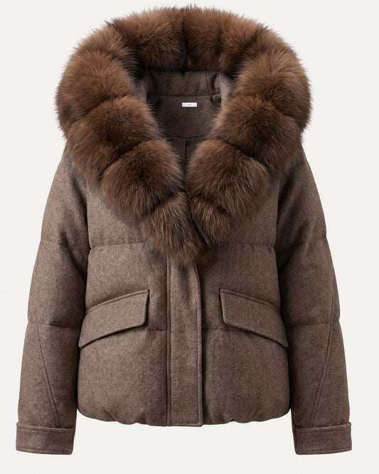 Thick Insulated Wool Down Parka