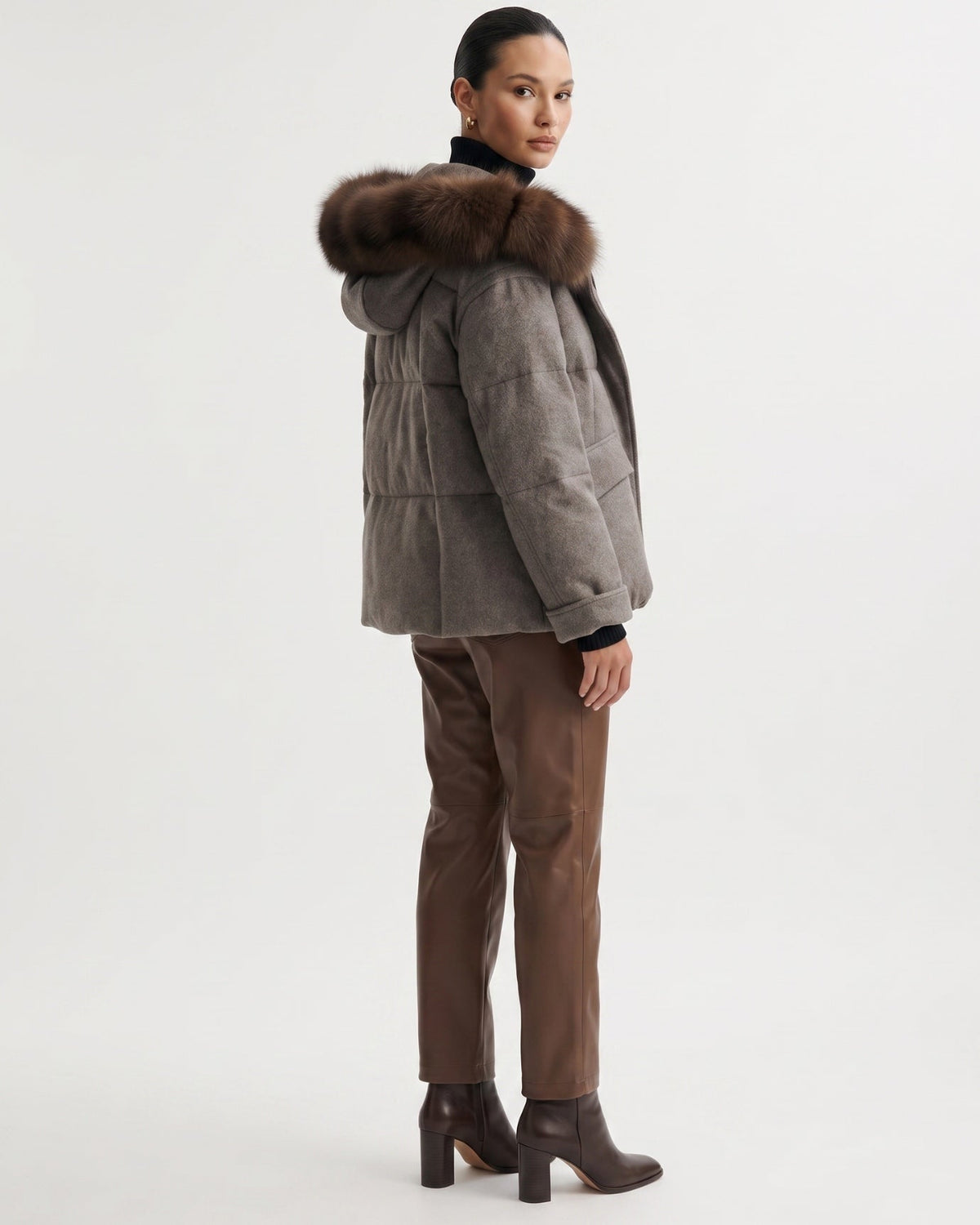 Thick Insulated Wool Down Parka