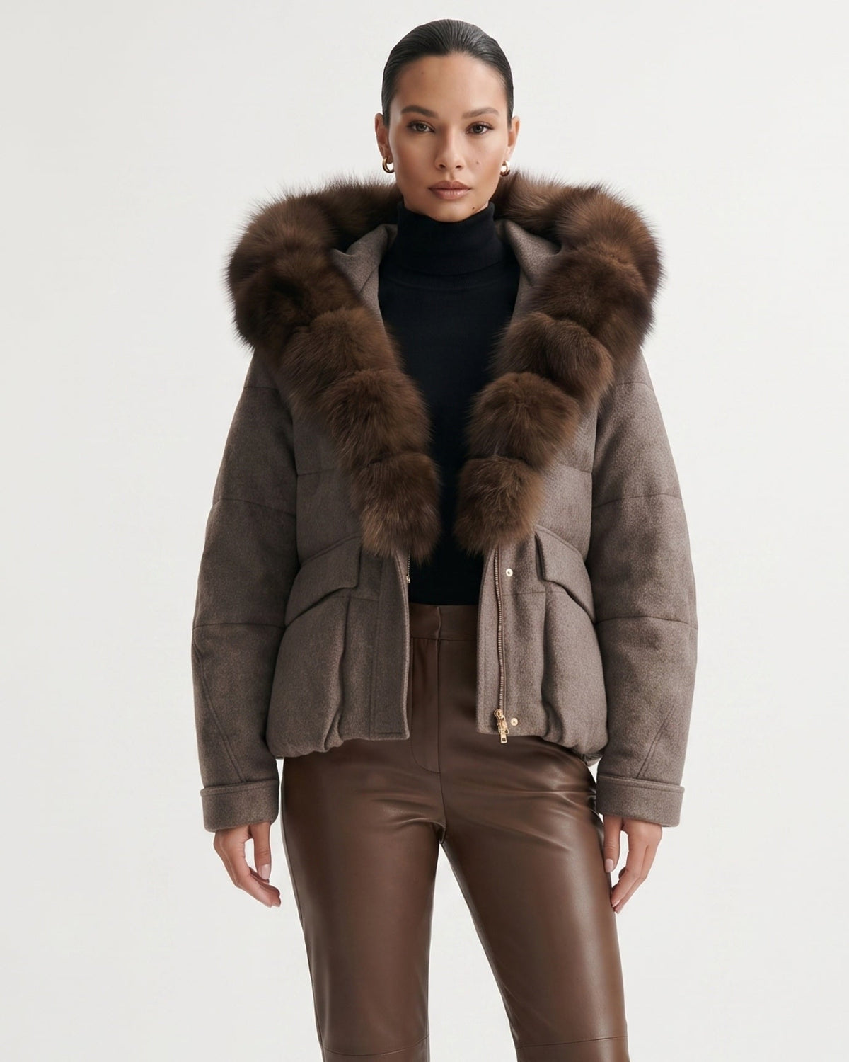 Thick Insulated Wool Down Parka