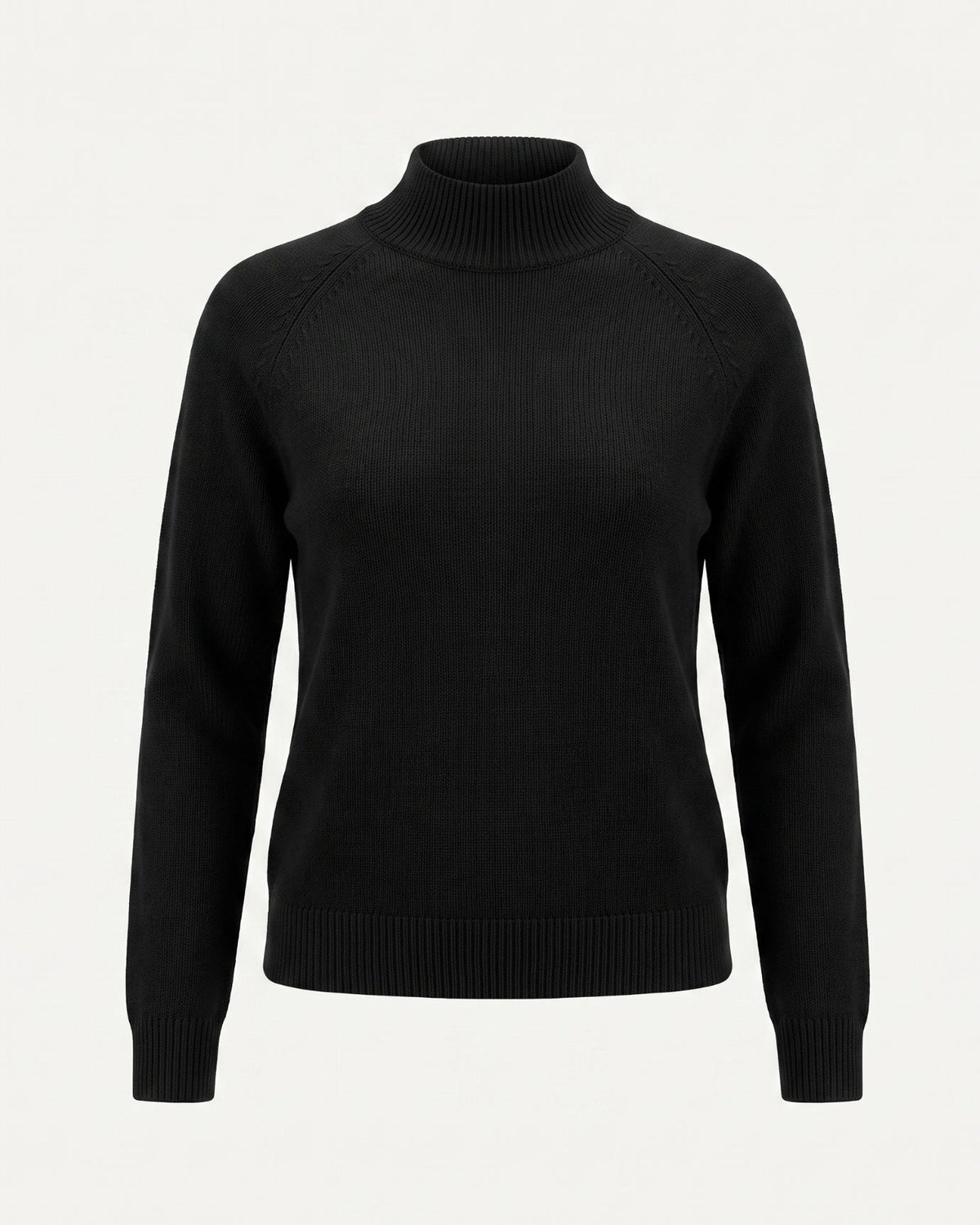 Kiara Pure Cashmere A-Line Jumper with Ribbed Detailing