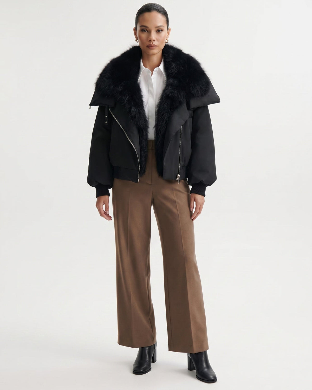 Down Jacket with Cinched Waist – view 6