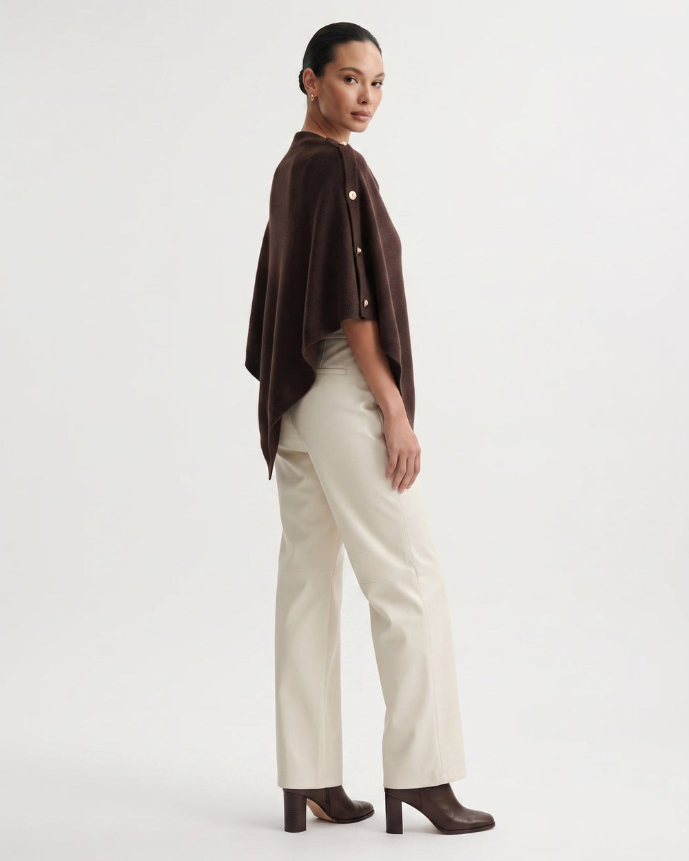 Kiara Pure Cashmere Lightweight Knit Triangle Shawl