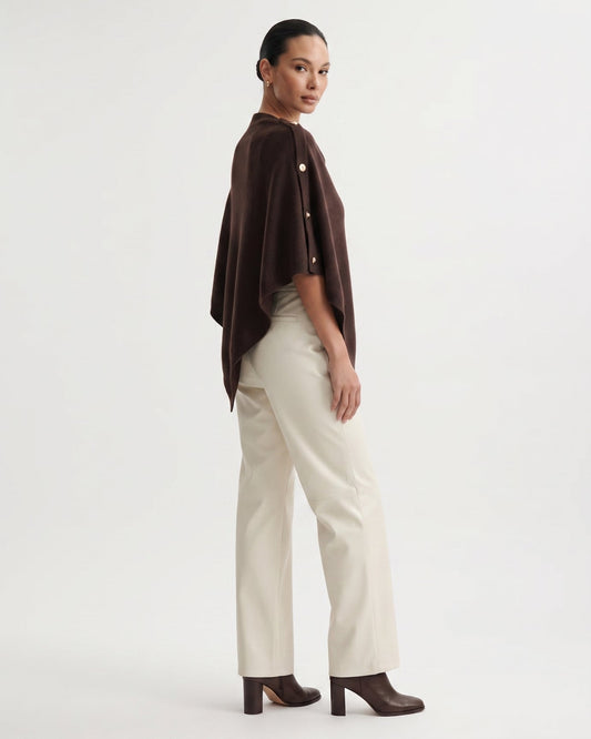 Kiara Pure Cashmere Lightweight Knit Triangle Shawl – view 8
