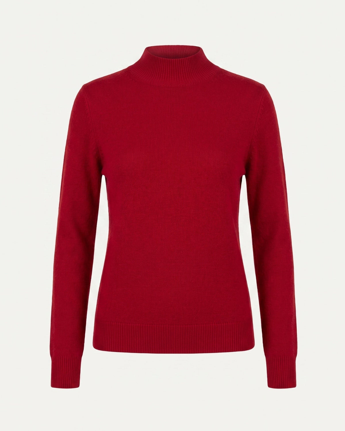 Kiara Pure Cashmere A-Line Jumper with Ribbed Detailing