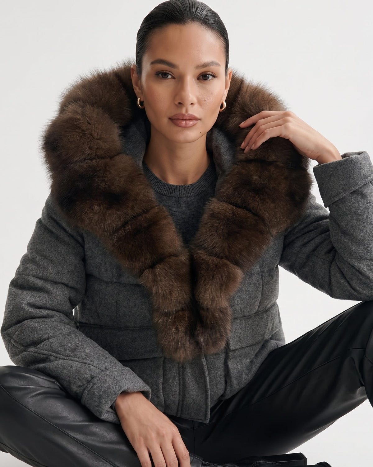 Thick Insulated Wool Down Parka