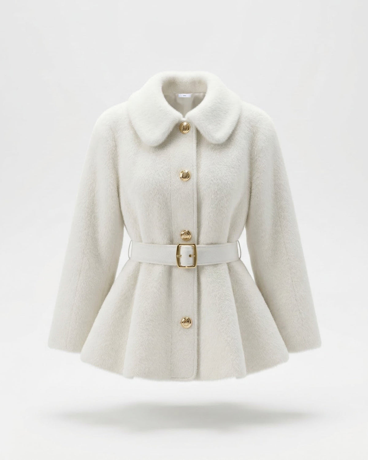 Penelope Structured Jacket and Skirt Two-Piece Set – White – view 5