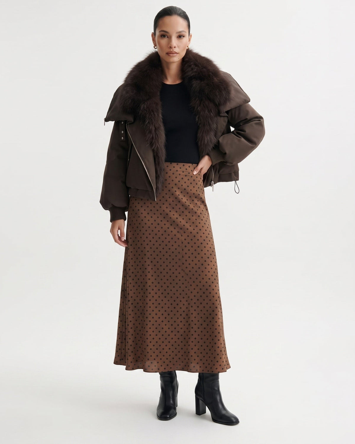 Down Jacket with Cinched Waist – view 10