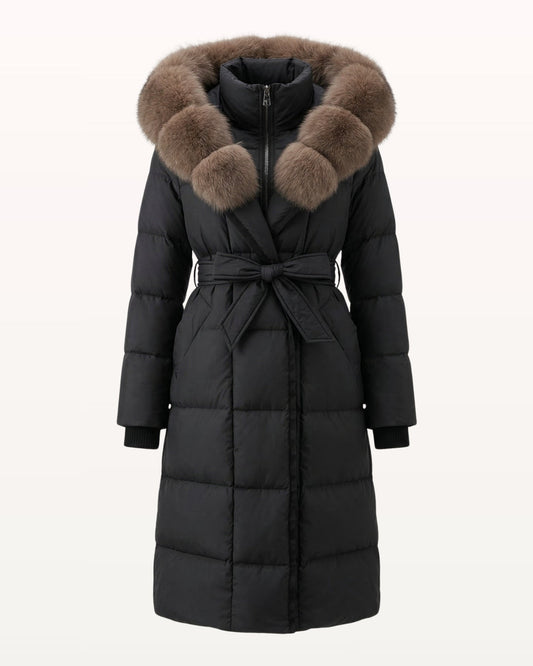 Kira Down Coat with Removable Collar