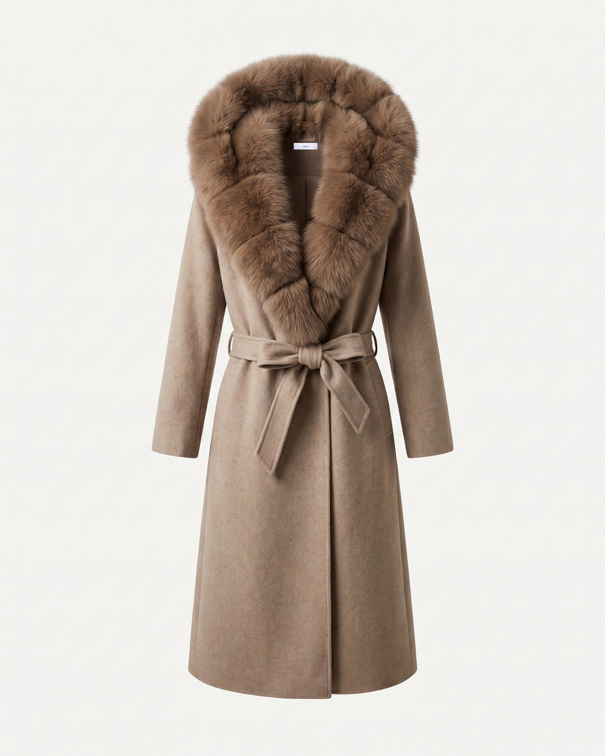 Nevada Long Belted Wool Coat