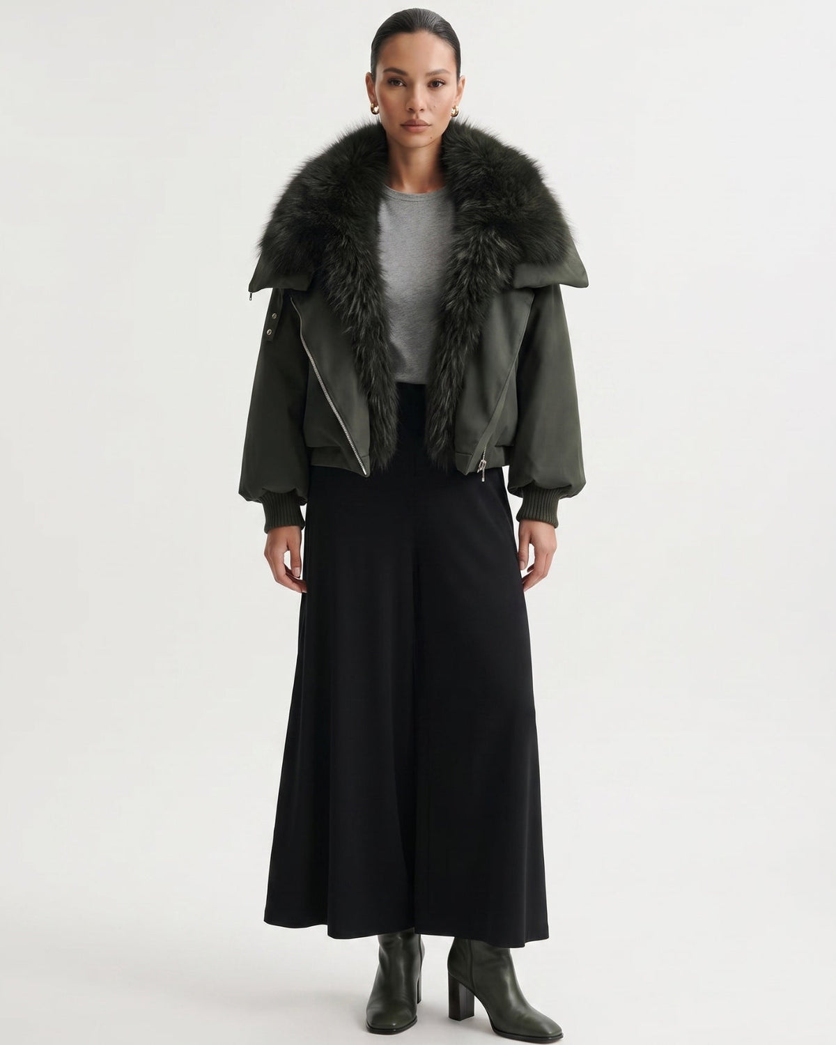Down Jacket with Cinched Waist – view 14