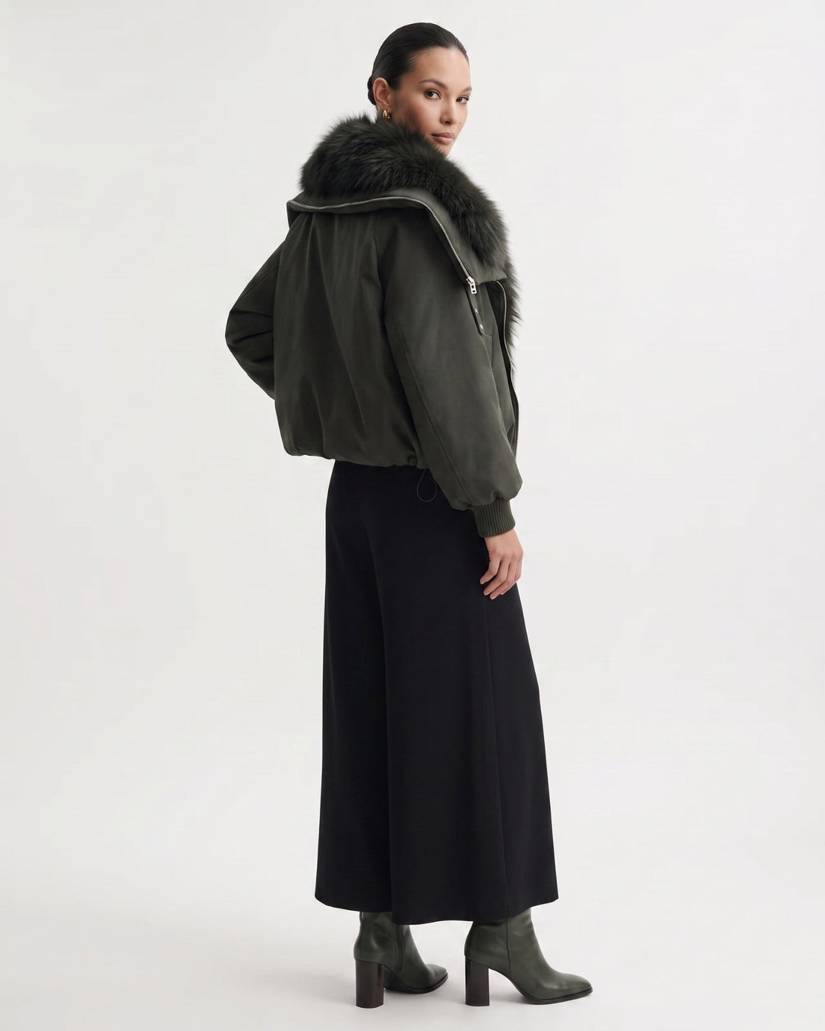 Down Jacket with Cinched Waist – view 15