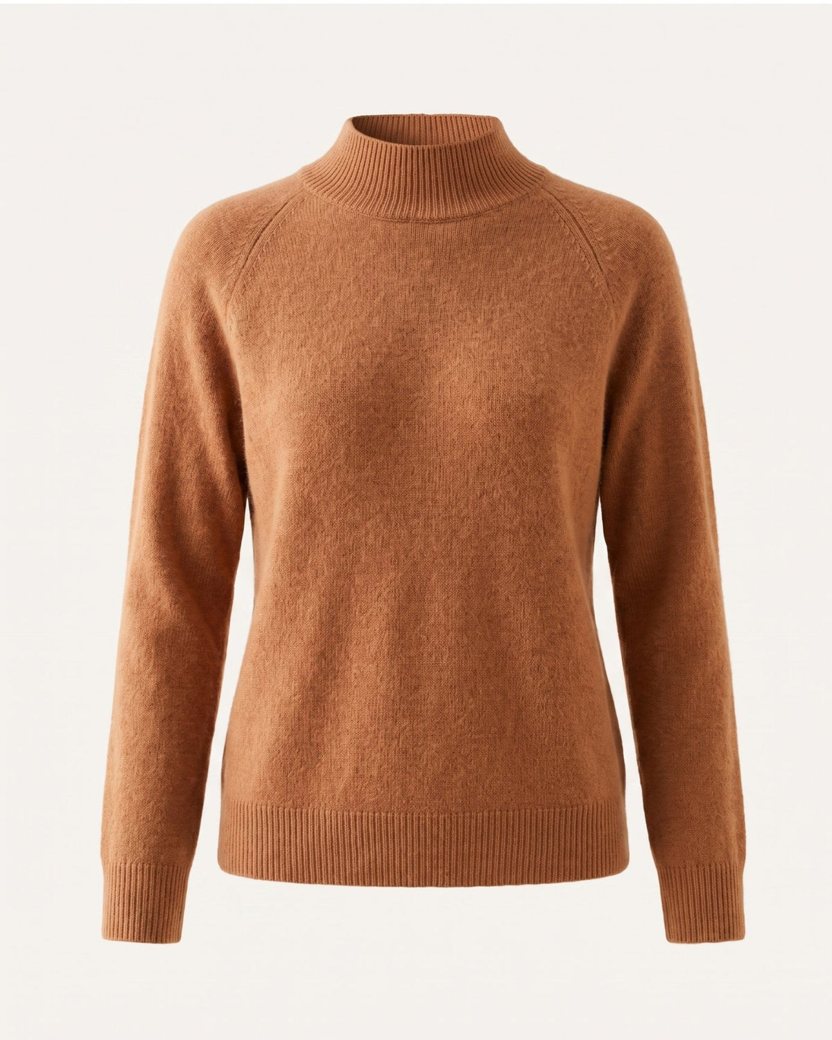 Kiara Pure Cashmere Jumper with Subtle Ribbed Detailing