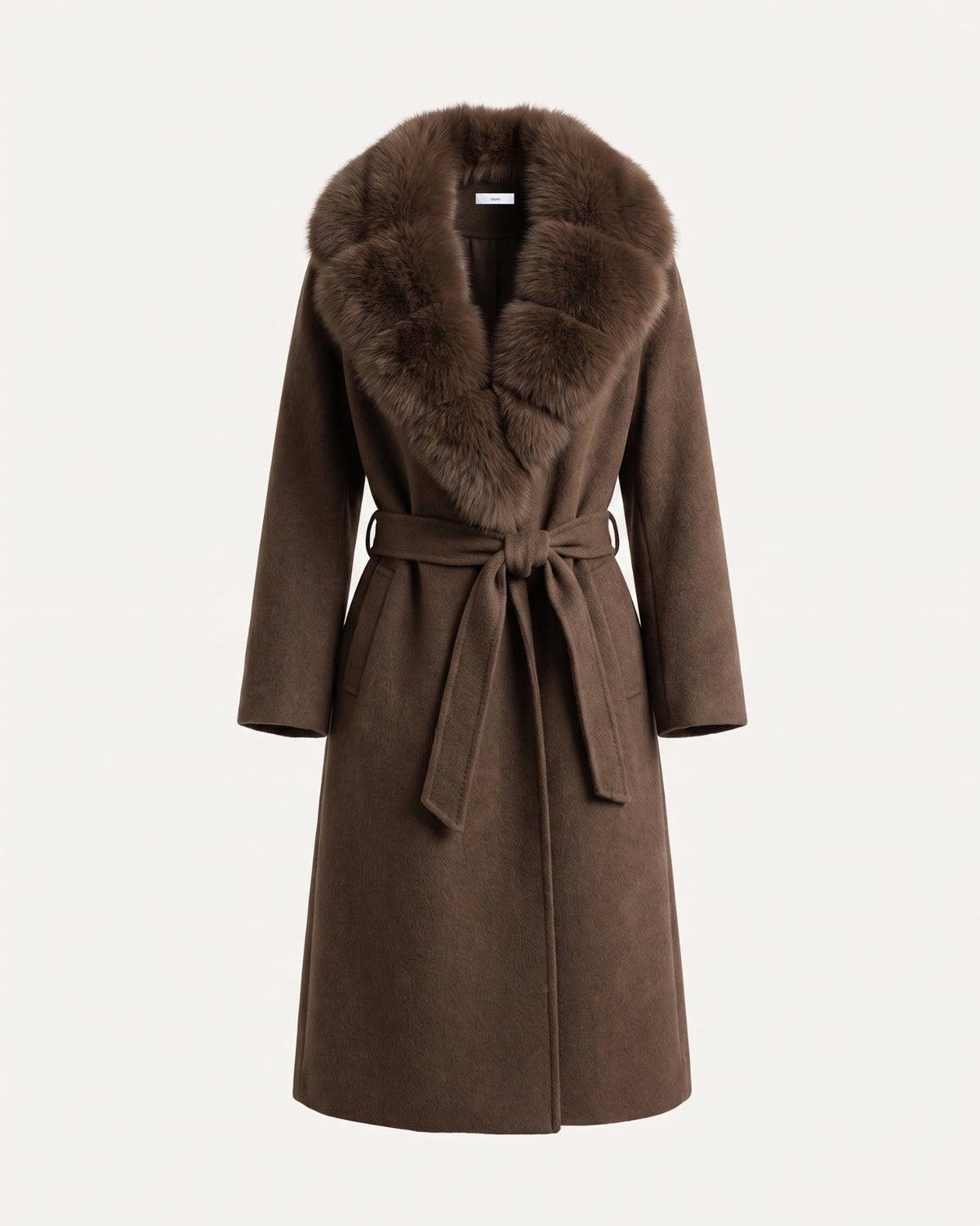Nevada Long Belted Wool Coat