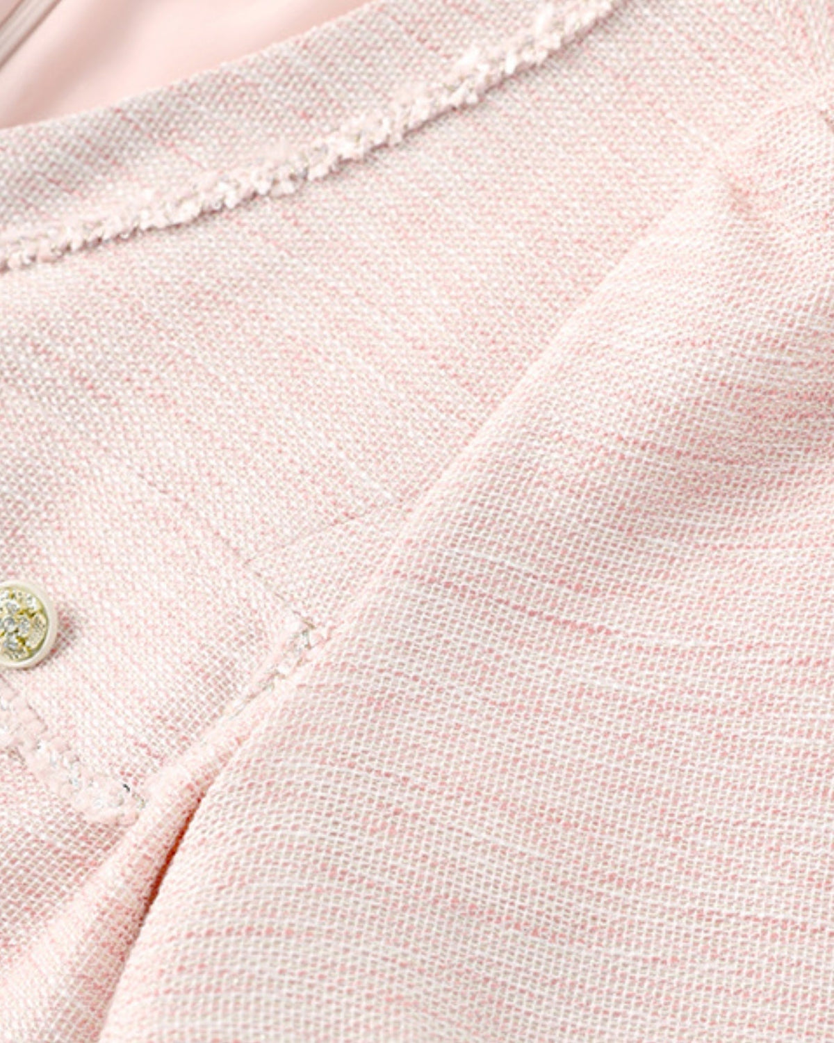Kara Short Sleeve Tailored Polyamide Dress – Pink