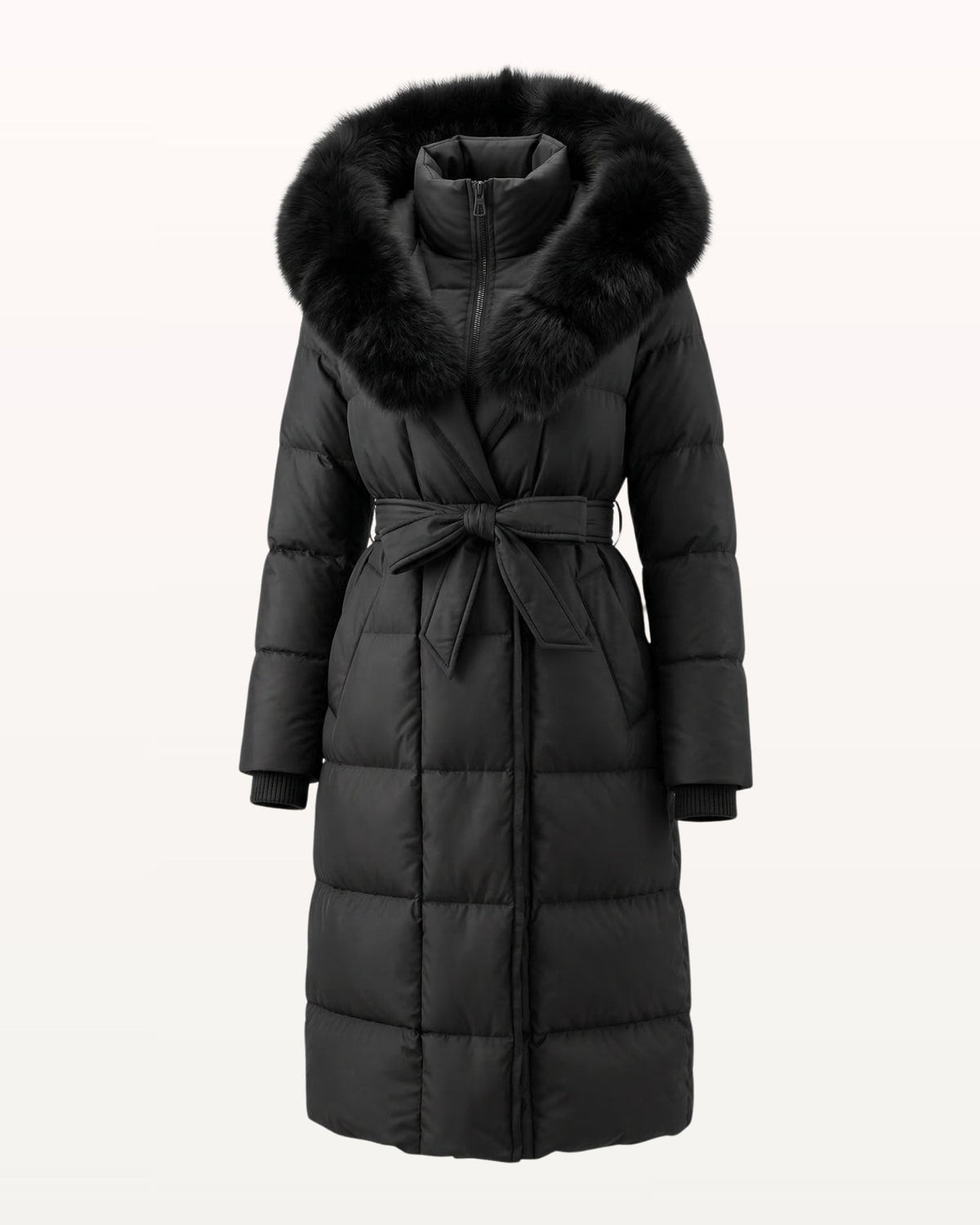 Kira Down Coat with Removable Collar – view 6